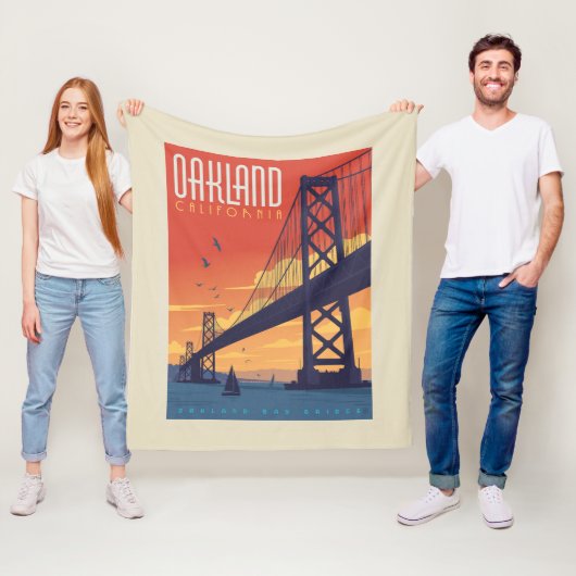 オークランド(カリフォルニア) フリースブランケット (インサイチュ)