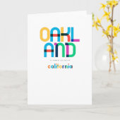 オークランド·カリフォルニア·ミッド·センチュリー、アポップ・アートのート、 カード (黄色い花)