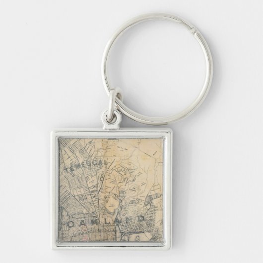 オークランド、バークレー、アラメダ キーホルダー (正面)