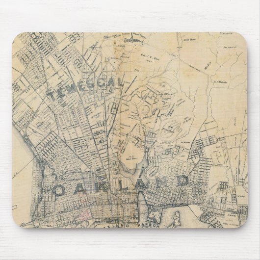 オークランド，バークレー，アラメダ マウスパッド (正面)