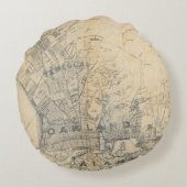 オークランド、バークレー、アラメダ ラウンドクッション (裏面)