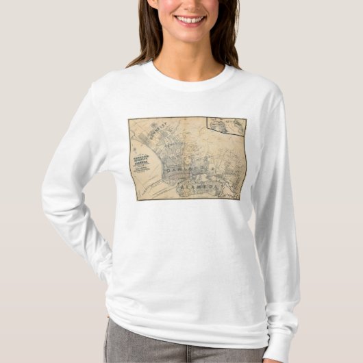 オークランド、バークレー、アラメダ Tシャツ (正面)