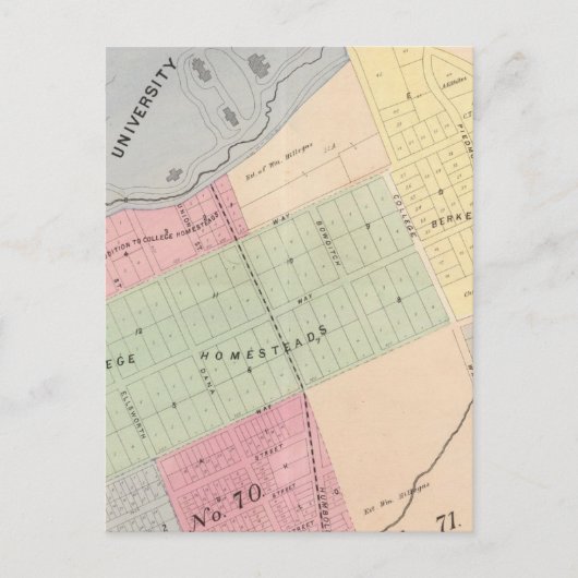 オークランド、周辺16 ポストカード (正面)