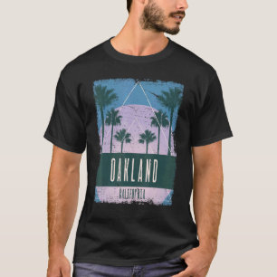 オークランドCAヴィンテージVAPORWAVEレトロ80s Tシャツ