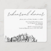 オークラン結婚ズのリハエレガントーサルディナー エンクロージャーカード (正面)