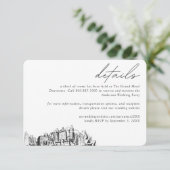 オークラン結婚ズホテルルームブロック詳細 エンクロージャーカード (スタンド正面)