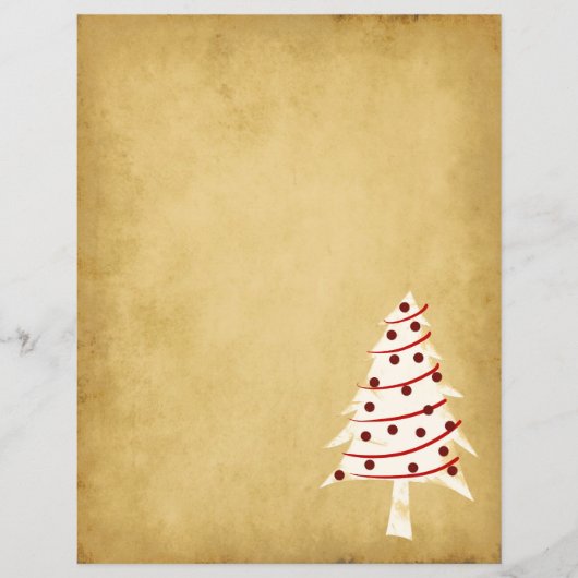 オークリスマスツリースクラップブック紙 (正面)