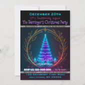 オークリスマスツリーパーティー時間 招待状 (正面)