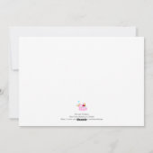 オークリスマスツリーホリデーカード シーズンカード (裏面)