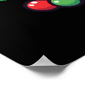 オークリスマスティーおもしろい- Bobaホリデーバブルティー ポスター (角)