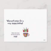 オークリスマスティーディスコの木 シーズンポストカード (裏面)