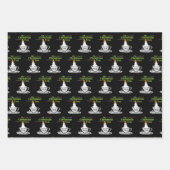 オークリスマスティー – ティー恋人クリスマスホリデー ラッピングペーパーシート (正面)