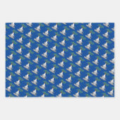 オークリスマスティー – ティー恋人クリスマスホリデー ラッピングペーパーシート (正面3)