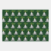 オークリスマスティー – ティー恋人クリスマスホリデー ラッピングペーパーシート (正面)