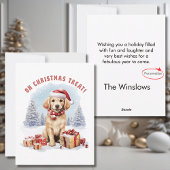 オークリスマストリートフラットクリスマスカード シーズンカード