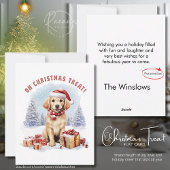 オークリスマストリートフラットクリスマスカード シーズンカード