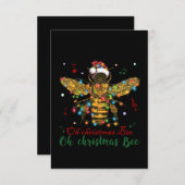 オークリスマスビー | Oh Christmas Bee サンキューカード (正面/裏面)