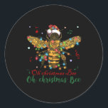 オークリスマスビー | Oh Christmas Bee ラウンドシール<br><div class="desc">オークリスマスビー | Oh Christmas Bee</div>