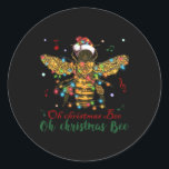 オークリスマスビー | Oh Christmas Bee ラウンドシール<br><div class="desc">オークリスマスビー | Oh Christmas Bee</div>