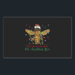 オークリスマスビー | Oh Christmas Bee 長方形シール<br><div class="desc">オークリスマスビー | Oh Christmas Bee</div>