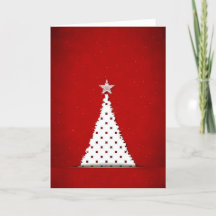 オークリスマスフォールディングホリデークリスマスカード