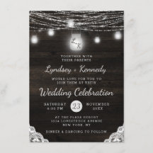 オークリッジウ素朴ッド&メイスンジャールモノグラム結婚ズ