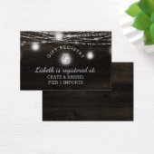 オークリッジシ素朴ャワーギフトレジストリ挿入カード (デスク)