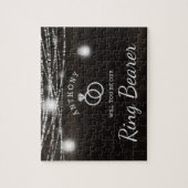 オークリッジ素朴ウッドは私たちのリングや輪ベアラー提案 ジグソーパズル (縦)