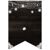 オークリッジ素朴ウッドブライドへブライダルシャワー バンティングフラッグ (第2の旗)