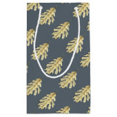 オークリーフの水彩 スモールペーパーバッグ (裏面)