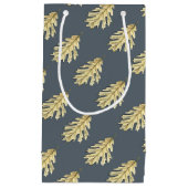 オークリーフの水彩 スモールペーパーバッグ (正面)