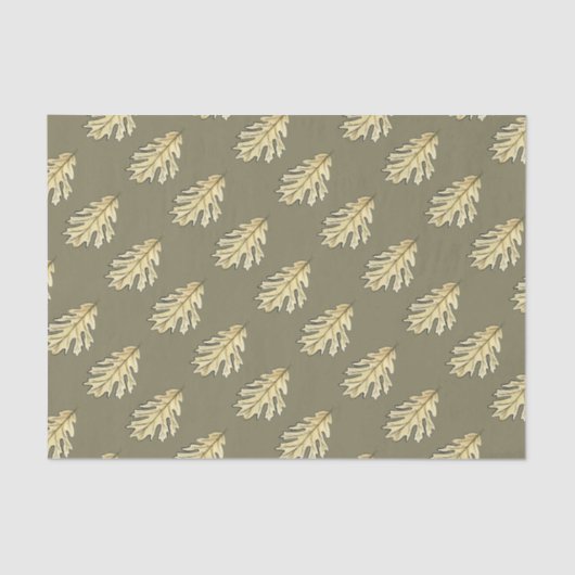 オークリーフの水彩 薄葉紙 (正面)