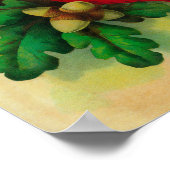 オークリーフオレンジラベルポートビル（カリフォルニア州） ポスター (角)