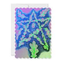 オークリーフペンタグラムネオンカラフル