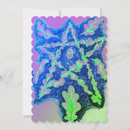 オークリーフペンタグラムネオンカラフル シーズンカード