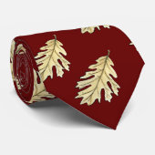 オークリーフ水彩 ネクタイ (ロール)