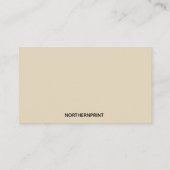 オークリー木材と供給 名刺 (裏面)