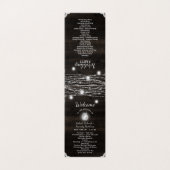 オークリー素朴ジ木材結婚式プログラム (外部フラット)