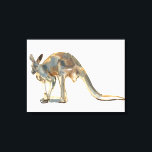 オークルの夕暮れ キャンバスプリント<br><div class="desc">Ochre Dusted (Red Kangaroo) 2012 (紙の水色と顔料)アドリントンマーク/プライベートコレクション/ブリッジマン画像</div>