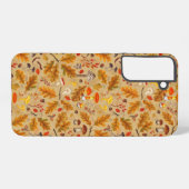 オークルの森のキノコと秋の植物 SAMSUNG GALAXYケース (裏面横)