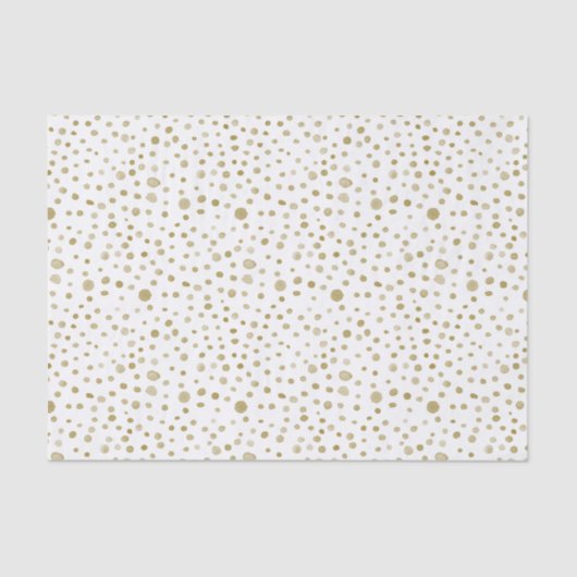 オークル紙吹雪水彩ドットティッシュペーパー 薄葉紙 (正面)