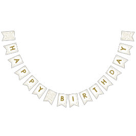 オークル紙吹雪水彩ドット束フラグ バンティングフラッグ