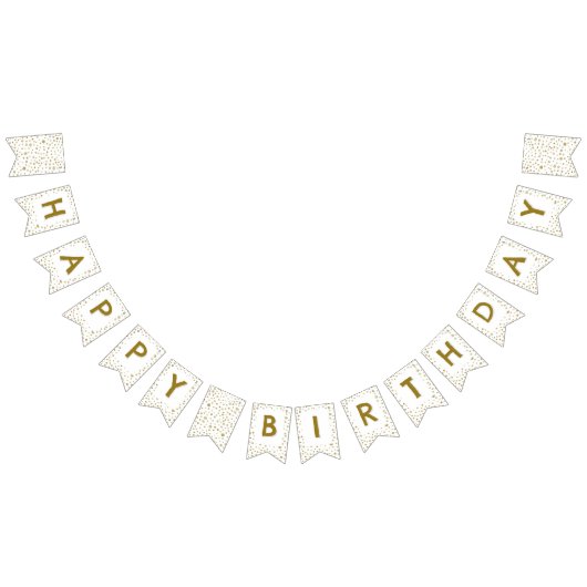 オークル紙吹雪水彩ドット束フラグ バンティングフラッグ (全)