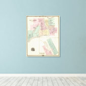 オークレアアンドメドフォード キャンバスプリント (インサイチュ (ウッドフロア))