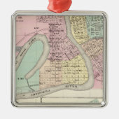 オークレアアンドメドフォード メタルオーナメント (正面)