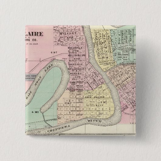 オークレアアンドメドフォード 缶バッジ (正面)