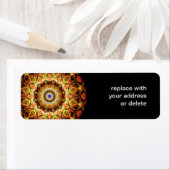 オークレードグラス万華鏡のように千変万化するパターン ラベル (インサイチュ)