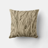 オークワイン装飾用クッションからフランスの木目板 クッション (裏面)