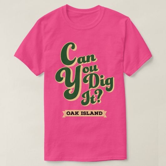 オーク島の宝探し Tシャツ (デザイン正面)