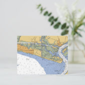 オーク島NCグラフ航海のはがき ポストカード (スタンド正面)